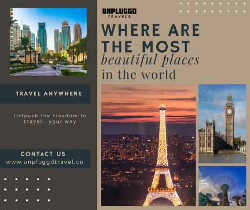 Most beautiful places in the world include international destinations like Greece, Croatia, Chile and Italy, as well as U.S. places. To know, Where Are The Most Beautiful Places In The World, you can read our travel blogs on our website. https://unpluggdtravel.co/