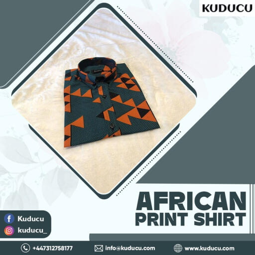 Kuducu is the one-stop shop for men's African clothing online in the United Kingdom. We offer a diverse range of fashionable fashion styles in a variety of materials and print styles. Buy African Print Shirt online today with us!