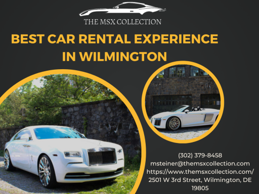 Create the best impression with our premium rental cars. Go where you want to go and enjoy the best car rental experience in Wilmington. We have many Luxury cars that are waiting for you. Feel the richness of your dream luxury car with us. We are always ready to serve you the best car rental experience in Wilmington.
 For more info:- https://www.themsxcollection.com/