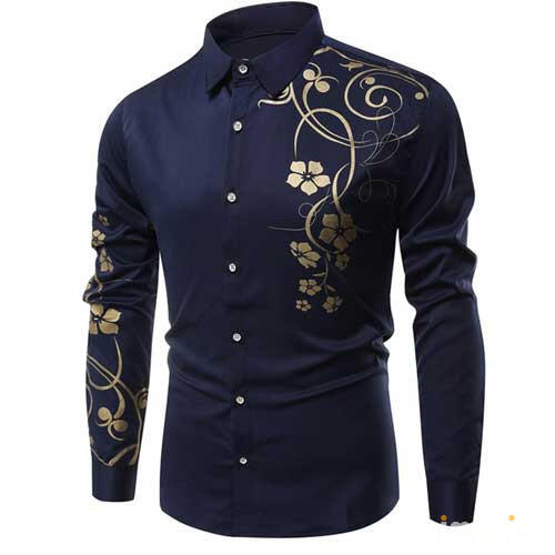 Wholesale Men's Luxe Printed Blue Shirt Manufacturer in USA, UK. Check This out : https://www.clothingmanufacturer.com/wholesale/mens-luxe-printed-blue-shirt/