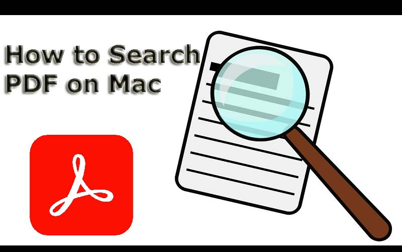 how to search in PDF on Macg