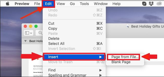 how to combine pdf files on mac