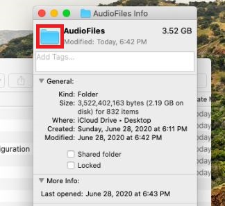 how to change folder icon on Mac