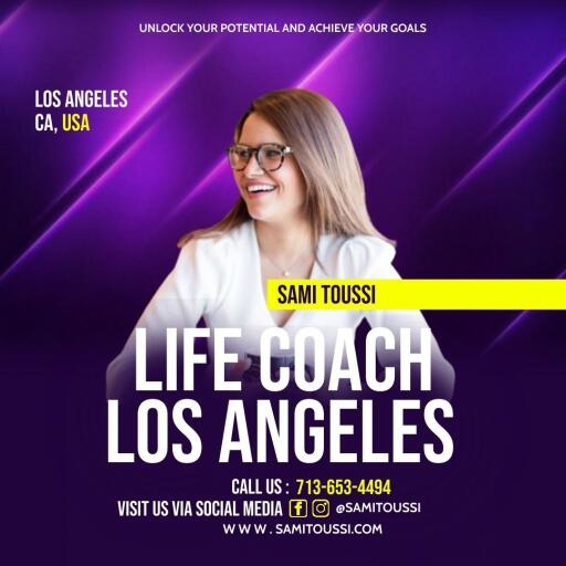 Are you living the life you want? If your answer is no, then you need a life coach like Sami Toussi. She is the Best Life Coach in Los Angeles, CA, helping people by interacting with them and clarifying their vision for their career. She will help you achieve true happiness by transforming your negative thoughts into positive ones. Contact us today by visiting our website.
https://www.samitoussi.com/