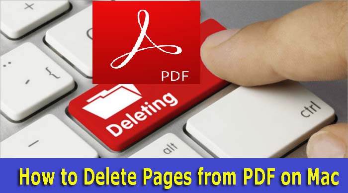 how to delete pages from PDF Mac