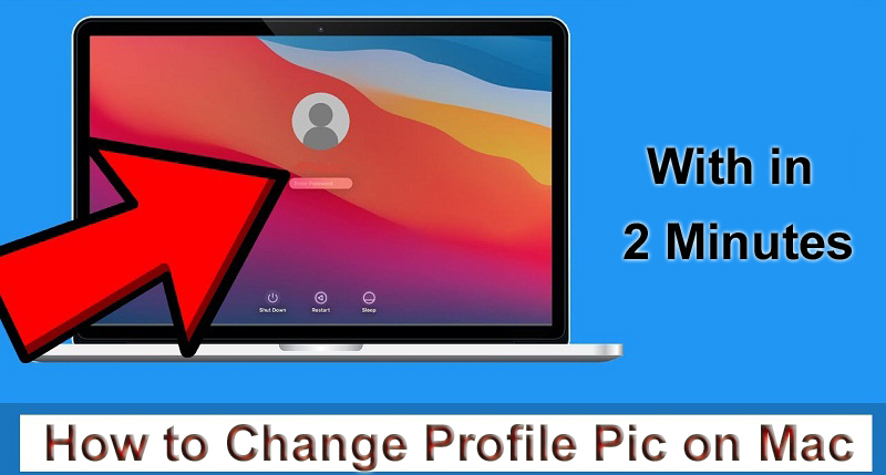 how to change profile picture on Mac 