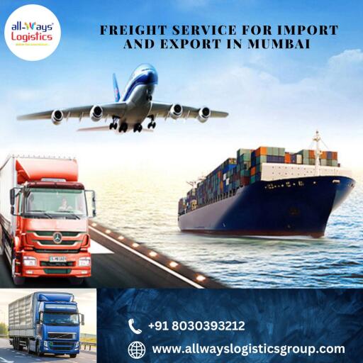 All-Ways Logistics is the best provider of freight service for import and export in Mumbai. We provide end-to-end logistics solutions, from picking, packing, warehousing, and customs clearance to delivery of the shipments. We have an experience of more than a decade of providing our customers with efficient and reliable services. Visit our website for more details.
   Visit now: https://www.allwayslogisticsgroup.com/