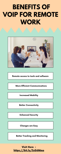 VoIP is one of the best communication systems for businesses.  VoIP communication platforms can be utilized for chat, video conferencing, document sharing, archiving, and much more. V2VIP shares the benefits of VoIP phones for remote work. We can assure you that VoIP will provide you with smoother processes. 
http://bit.ly/3DJMRFC