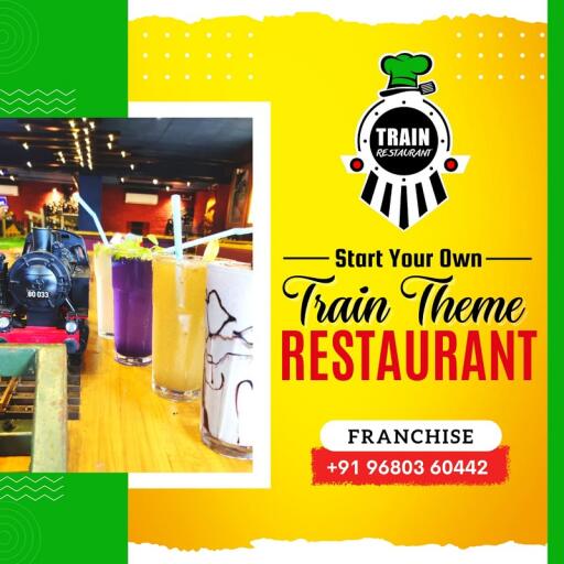 We are here to help you to start and set up your own dream train theme restaurant in your city successfully. For more details, you can call us at +91-9680360442 for the franchise.