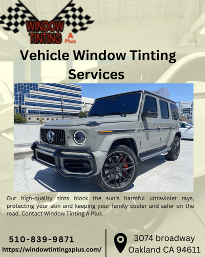 Our high-quality vehicle window tinting block the sun's harmful ultraviolet rays, protecting your skin and keeping your family cooler and safer on the road. Also, they increase your comfort level by preventing heat and glare. Contact us today, because we've collected our experience in window tinting over the course of thousands of installations. 
Visit: https://windowtintingaplus.com/window-tinting/