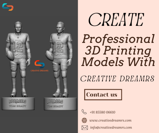 CREATIVE DREAMRS offers the best Professional 3D Printing models. We have a wide range of 3D printable items that are perfect for any interior design and home decor. We have a team of experienced and qualified professionals who can design quality models as per the client's requirements. We have the best designers in the business, and we’re ready to design your printable design no matter how complex or simple it might be. We have worked with a wide variety of clients, from small businesses to global corporations. We believe in providing a varied range of services and products that will help you achieve your goals. 
For more information  kindly visit our website:
https://www.creativedreamrs.com/services/printable-models/
