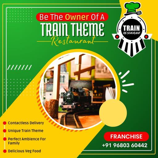 We are giving you an opportunity, to be the owner of a train-theme restaurant in India. Kindly contact us at ☎ : +91-9680360442 for the franchise or visit our website ↪ https://www.trainrestaurant.co.in/
