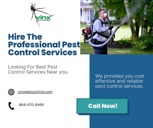 Are you getting tired of seeing different type of pests near your homeand business areas ? If yes, than leave your worries and contact Vinx Pest Control.We are number one company that offers pest control in Dallas, TX. Our company offers comprehensive pest management services guaranteed to keep your home or business pest-free. We provide eco-friendly solutions that are mindful of the environment. Apart from this, you can be sure that both humans and pets are safe with our commercial and home pest control protocols.We also take pride in what we do as pest control experts.For more information on Pest Control Dallas TX visit our official website and call us on 864) 670-8469. https://vinxpestcontrol.com/service-areas/dallas-tx-pest-control/
