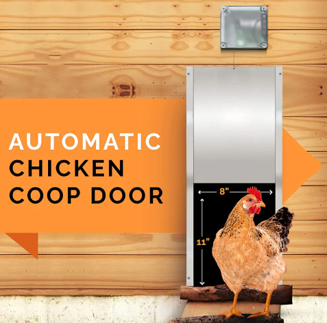 Keep your chickens safe and happy by installing a battery operated chicken coop door only from a family-owned and operated business. Happy Henhouse, located in Missouri is a leading company for automatic chicken coop doors. Our weatherproof controllers are powered by batteries and use a heavy duty gear motor, timer, or an adjustable light sensor to allow sunlight to activate the motor, permitting the easy-to-use chicken coop door to open and close automatically with time or the sun. Visit us at : https://happy-henhouse.com/products/automatic-chicken-coop-door-opener-kit-light-sensor-battery-operated