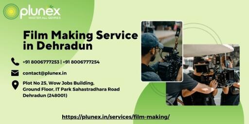 If you are looking for a reliable and reputable film-making service in Dehradun and other cities in India, then you should consider using the services of Plunex. Our experienced professionals will work closely with you to understand your specific requirements and tailor our services accordingly. Whether you need help writing the script, shooting the film, or editing it, we will be there every step to ensure that your project is a success.