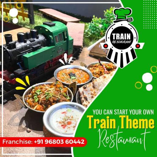 You can start your own train theme-based restaurant in your city, where food is served by a toy train. For any queries, you can call us at ☎ : +91-9680360442 or visit ↪ https://www.trainrestaurant.co.in/franchise/