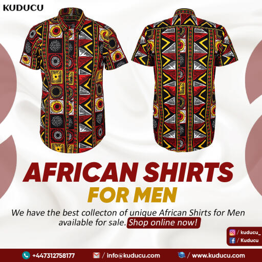 Buy African Shirts for Men at the best prices from Kuducu. We have the best collection of unique African Shirts for Men available for sale. Shop online now!
