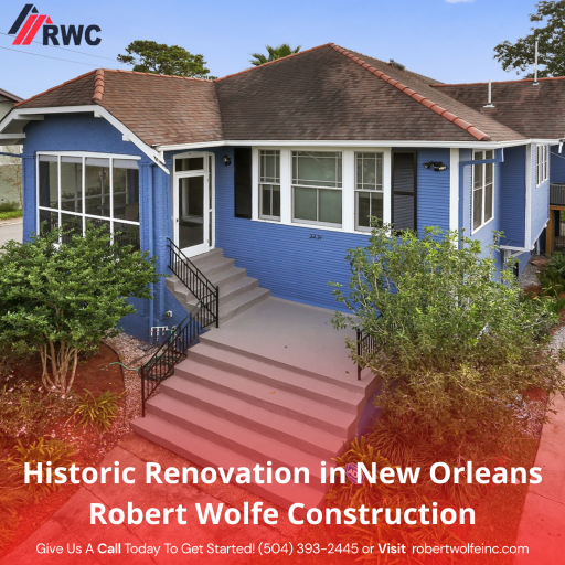 Robert Wolfe Companies is a commercial construction and general contracting company that provides services throughout Louisiana. Our capabilities include retail build-outs as well as commercial construction in New Orleans. If you are planning a construction project and would like to know more about working with us, please get in touch. Call us at 504–393–2445 today or visit our website: https://robertwolfeinc.com/historic-renovations/
