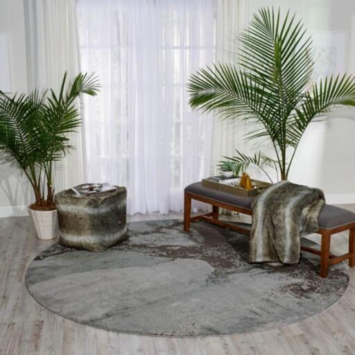 Exuberate the enchanting tone of Nourison TWI07 Twilight sea Mist Wool Circle Rug. Floral designs with contrasting tones of color pallates are exhibites in a chic manner on a smoothy surface.

Shop Now -https://www.therugshopuk.co.uk/nourison-twi07-twilight-sea-mist-wool-circle-rug-nr3414.html