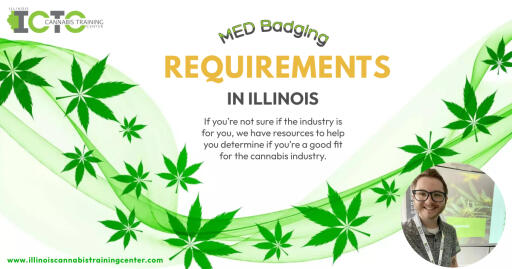 If you’re not sure if the industry is for you, we have resources to help you determine if you’re a good fit for the cannabis industry.  

Reference: https://www.illinoiscannabistrainingcenter.com/med-badging-requirements-in-illinois

#cannabistraininginIllinois
#dispensarytraining
#dispensarytraininginIllinois
#dispensaryjobsillinois
#CannabisinIllinois
#JobsincannabisinIllinois
#DispensaryjobsinIllinois
#Illinoisdispensary
#Illinoiscannabislicenses
#Illinoiscannabiscertification
#Illinoiscannabiscompanies
