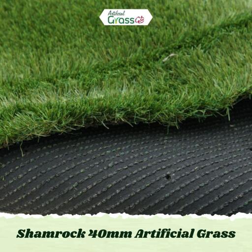 Give lush feel to your lawn with highly realistic artificial grass. A plush delight underfoot, this range offers 40mm pile height, 3400gsm weight, and a warranty of 8 years.

Shop link - https://www.artificialgrassgb.co.uk/shamrock-40mm-artificial-grass-gb127.html