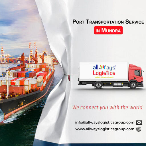 Port transportation services include various services such as cargo delivery to the port, delivery of goods from the port by road, delivery of goods from the port by rail, storage, and transportation. All-Ways Logistics provides port transportation service in Mundra, managing all your storage, documentation work, and more, through our large team of dedicated freight forwarders. Visit our website to know more.
https://www.allwayslogisticsgroup.com/sea.php