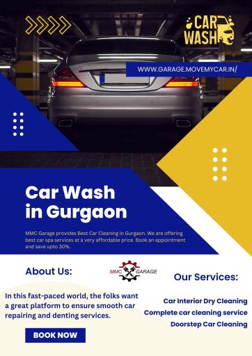 Looking For car cleaning or a spa in Gurgaon? MMC Garage provides the best car spa services at a very affordable price. Book an appointment and save up to 30%. so book a car service at our Garage. For more information reach at:
https://www.garage.movemycar.in/gurgaon/car-spa-and-cleaning