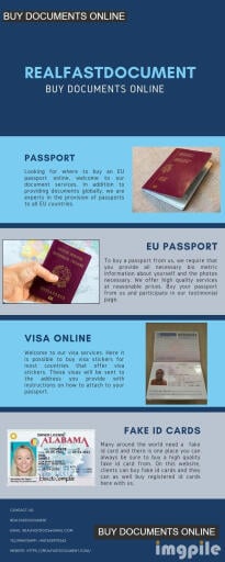 If you are worried about and looking for passports online, then please must visit Realfastdocument. We sell Swedish passports, we sell German passports, we sell UK passports, Spanish passports, Hungarian passports and passports for all other EU countries. https://realfastdocument.com/passports/