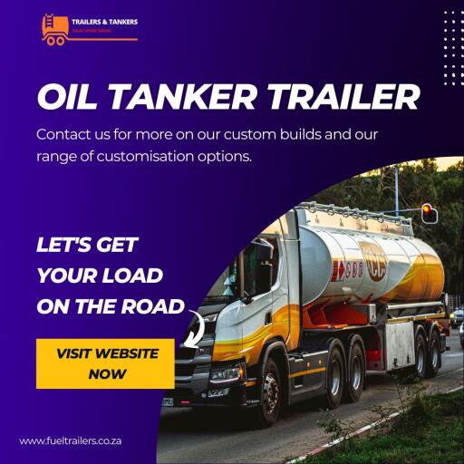Oil Tanker Trailer transport a variety of fuels, including gasoline, diesel, ethanol, and other petroleum byproducts. Fuel Trailers can help you meet a variety of regulatory requirements. Find the most cost-effective oil tanker trailer for your business. Visit >> https://fueltrailers.co.za/product-category/business-trailers