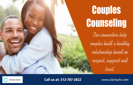 Couples Counseling to improve romantic relationships and resolve conflicts https://claritychi.com/about-us/
Find Us : https://goo.gl/maps/tKXRqfSM2ev
The benefits of Couples Counseling has been widely realised for all parts of society. The importance of seeking help with issues such as stress and anxiety has been recognised. On a day to day level therapy can help us to cope with the stresses and strains of living in a city and working in offices, neither of which are things our minds are biologically designed to cope with. It allows our lives to flow more smoothly, preventing us from getting caught up in what can seem like a relatively trivial issue but that may have far reaching effects.
My Social :
https://kinja.com/couplescounseling
https://medium.com/@psychiatryah
https://psychiatryah.contently.com/
https://list.ly/psychiatryah/lists

Clarity Clinic Arlington Heights
2101 S Arlington Heights Rd suite 116, Arlington Heights, Illinois 60005
Email :    rreddy@clarityah.com
Website: https://claritychi.com/
Phone : (847) 666-5339
Fax : (847) 637-5479
Working Hours :
Monday To Thursday 7:00 AM To 9:00 PM
Friday : 7:00 AM To 6:00 PM
Saturday & Sunday : 7:00 AM To 5:00 PM
Deals In....

Arlington Heights Couples Counseling
Arlington Heights Marriage Counseling
Couples Counseling Arlington Heights
Heights Marriage Counseling Arlington
Psychiatry Arlington Heights
Therapy Arlington Heights