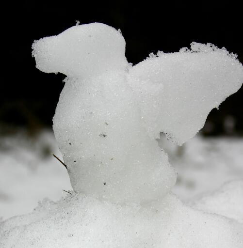 Floridian attempt to make it a snowman dragon, but this little guy was only 4 inches high ... Artist Image