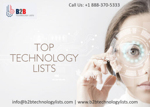 B2B Technology Lists - We provide the Top Technology Lists along with the Technology Site Count to help you promote your business and generate better ROI