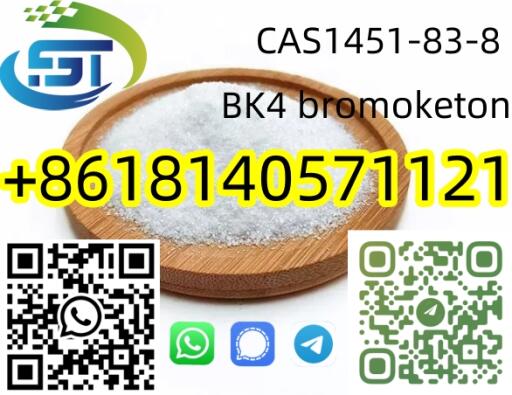 Name: 2-bromo-3-methylpropiophenone
Synonyms: 2-Bromo-1-Phenyl-1-Butanone；BK4
CAS: 1451-83-8
EINECS: 	208-460-6
MF: C10H11BrO
MW: 227.11
Density: 1.357±0.06 g/cm3(Predicted)
Boling Point: 	134-135 °C(Press: 8 Torr)
Storage Condition: Room Temprature

Dear buyer:
This is Nancy from Wuhan First New Material Co., Ltd. We mainly supply chemical products  with high purity and competitive price Inlcuding BMK, PMK, BDO and BK4 and so on. And we also provides samples. Besides, we have our own overseas warehouse and provide double clearance service. The goods can be delivered within 7 to 12 days. All the price are door to door price. You can receive the goods directly from me. No need worry about the customs clearance. 

Our hot-selling products are as follows:

PMK powder/Oil:
28578-16-7  PMK ethyl glycidate
BMK Powder/Oil:
5449-12-7  BMK Glycidic Acid (sodium salt)
20320-59-6  Diethyl(phenylacetyl)malonate
718-08-1  Ethyl 3-oxo-4-phenylbutanoate
10250-27-8  2-Benzylamino-2-methyl-1-propanol
BDO/GBL/GHB:
110-63-4  1,4-Butanediol
110-64-5  2-Butene-1,4-diol
7331-52-4  (S)-3-hydroxy-gamma-butyrolactone
5469-16-9  (S)-3-hydroxy-gamma-butyrolactone

1451-82-7   2-bromo-4-methylpropiophenone
1451-83-8  2-bromo-3-methylpropiophenonec
91306-36-4  1,3-Dioxolane, 2-(1-bromoethyl)-2-(4-methylphenyl)
49851-31-2  2-Bromo-1-phenyl-1-pentanone
5337-93-9  4-Methylpropiophenone
1009-14-9 Valerophenone 
877-37-2 	2-bromo-4-chloropropiophenone
236117-38-7  2-Iodo-1-(4-Methylphenyl)Propan-1-One 
34911-51-8  2-Bromo-3'-chloropropiophenone
52190-28-0  1-(benzo[d][1,3]dioxol-5-yl)-2-bromopropan-1-one

37148-47-3  4-Amino-3,5-dichloro-alpha-bromoacetophenone
37148-48-4  4-Amino-3,5-dichloroacetophenone
593-51-1 	Methylamine hydrochloride
16940-66-2 Sodium borohydride
123-75-1   Pyrrolidine

If the product you need is not among them, or if you have other questions, please feel free to contact me, thank you!
Whatsapp/Telegram/Signal:
+86 18140571121
Email: nancy@wuhanfusite.com