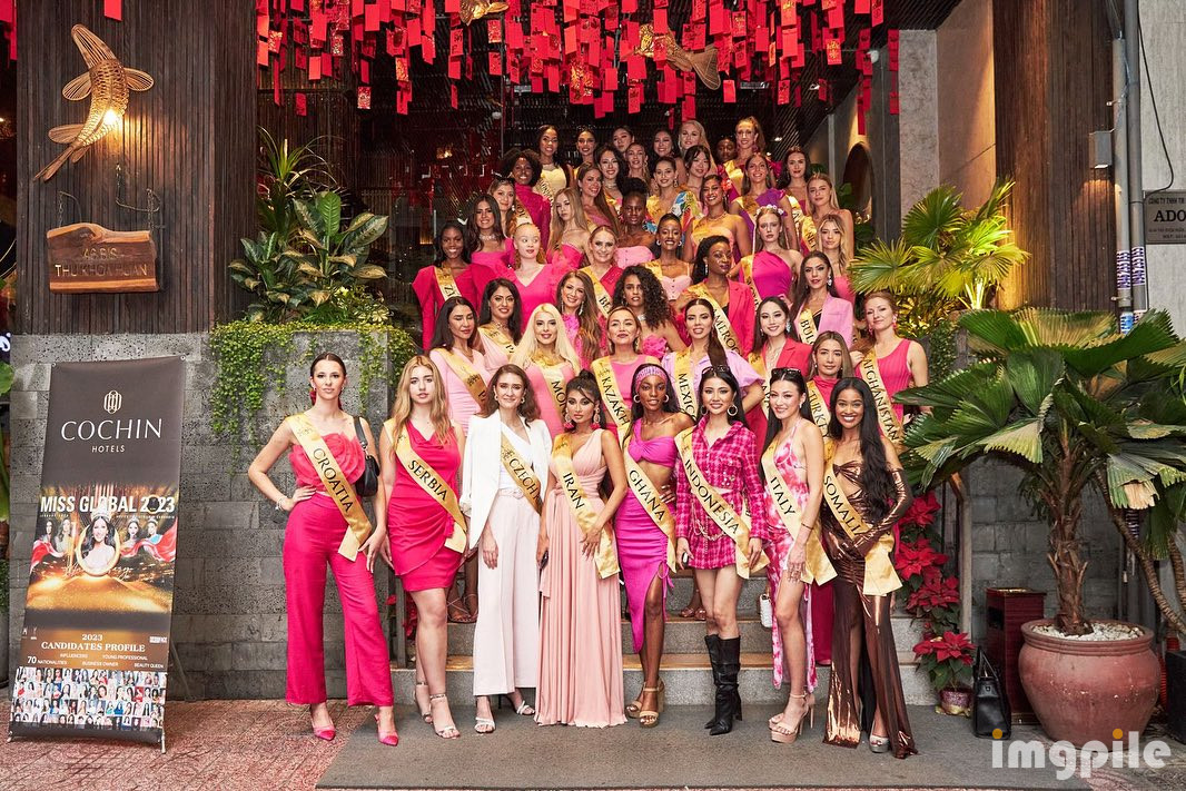 candidatas a miss global 2023. final: 18 january 2024. TmynBR