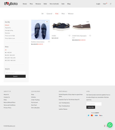 Explore a large selection of Shoes for kids at affordable prices. Buy Kids Shoes Online at buybata.com at the Best Prices. Find latest and Designer Boys & Girls Shoes in Nigeria. 

Our brand name translates to buy shoes and it seeks to offer a user-friendly platform for shoe buyers and shoe vendors to engage in the purchase and sale of all types of quality shoes

#Nigerianonlinestore #BuyBatáonline #NigerianShoesstore #OnlineShoesnigeria #buyluxuryshoesonline #Women'sFootwearnigeria #BuySlippersForWomen #sellstilettoshoesnigeria #HighHeelsinNigeriaforsale #KidsShoesinNigeria #kidsshoesnearme #Weddingshoes #Shoesonline #Flipflop #Wedgeshoes #Designershoes #Shoesformen #Shoesforwomen #Highheelshoes #Buyonlineshoes #Sportshoes #Runningshoes #Partiesshoes

Read More:- https://buybata.com/cat/kids/