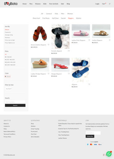 Slippers For Women: Shop for Slippers For Women online at best prices in Nigeria. Choose from a wide range of Slippers For Women at buybata.com

Our brand name translates to buy shoes and it seeks to offer a user-friendly platform for shoe buyers and shoe vendors to engage in the purchase and sale of all types of quality shoes

#Nigerianonlinestore #BuyBatáonline #NigerianShoesstore #OnlineShoesnigeria #buyluxuryshoesonline #Women'sFootwearnigeria #BuySlippersForWomen #sellstilettoshoesnigeria #HighHeelsinNigeriaforsale #KidsShoesinNigeria #kidsshoesnearme #Weddingshoes #Shoesonline #Flipflop #Wedgeshoes #Designershoes #Shoesformen #Shoesforwomen #Highheelshoes #Buyonlineshoes #Sportshoes #Runningshoes #Partiesshoes

Read More:- https://buybata.com/cat/women/slippers/