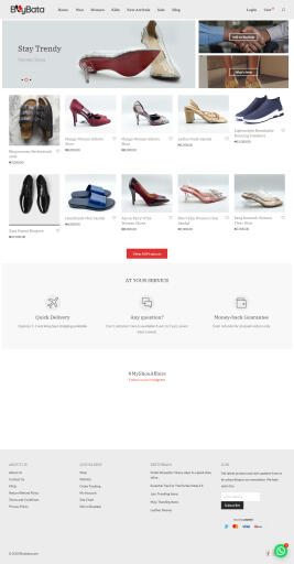 We are best online store of Nigerian Shoes. We sell luxury shoes, High Heels shoes and Wedding shoes. High heel shoes, Buy online shoes, Sport shoes, Running shoes, Parties shoes 

Our brand name translates to buy shoes and it seeks to offer a user-friendly platform for shoe buyers and shoe vendors to engage in the purchase and sale of all types of quality shoes

#Nigerianonlinestore #BuyBatáonline #NigerianShoesstore #OnlineShoesnigeria #buyluxuryshoesonline #Women'sFootwearnigeria #BuySlippersForWomen #sellstilettoshoesnigeria #HighHeelsinNigeriaforsale #KidsShoesinNigeria #kidsshoesnearme #Weddingshoes #Shoesonline #Flipflop #Wedgeshoes #Designershoes #Shoesformen #Shoesforwomen #Highheelshoes #Buyonlineshoes #Sportshoes #Runningshoes #Partiesshoes

Web:- https://buybata.com/