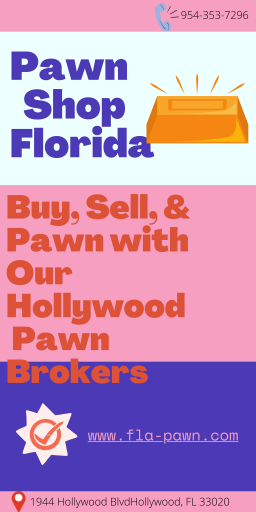 Florida Pawn Shop is the best place to sell, buy, and pawn your gadgets. If you are looking to raise some funds from your belongings, then one place you can look is in your City. You can get a good price for your items to sell at Florida Pawn. Get more details  954-353-7296.