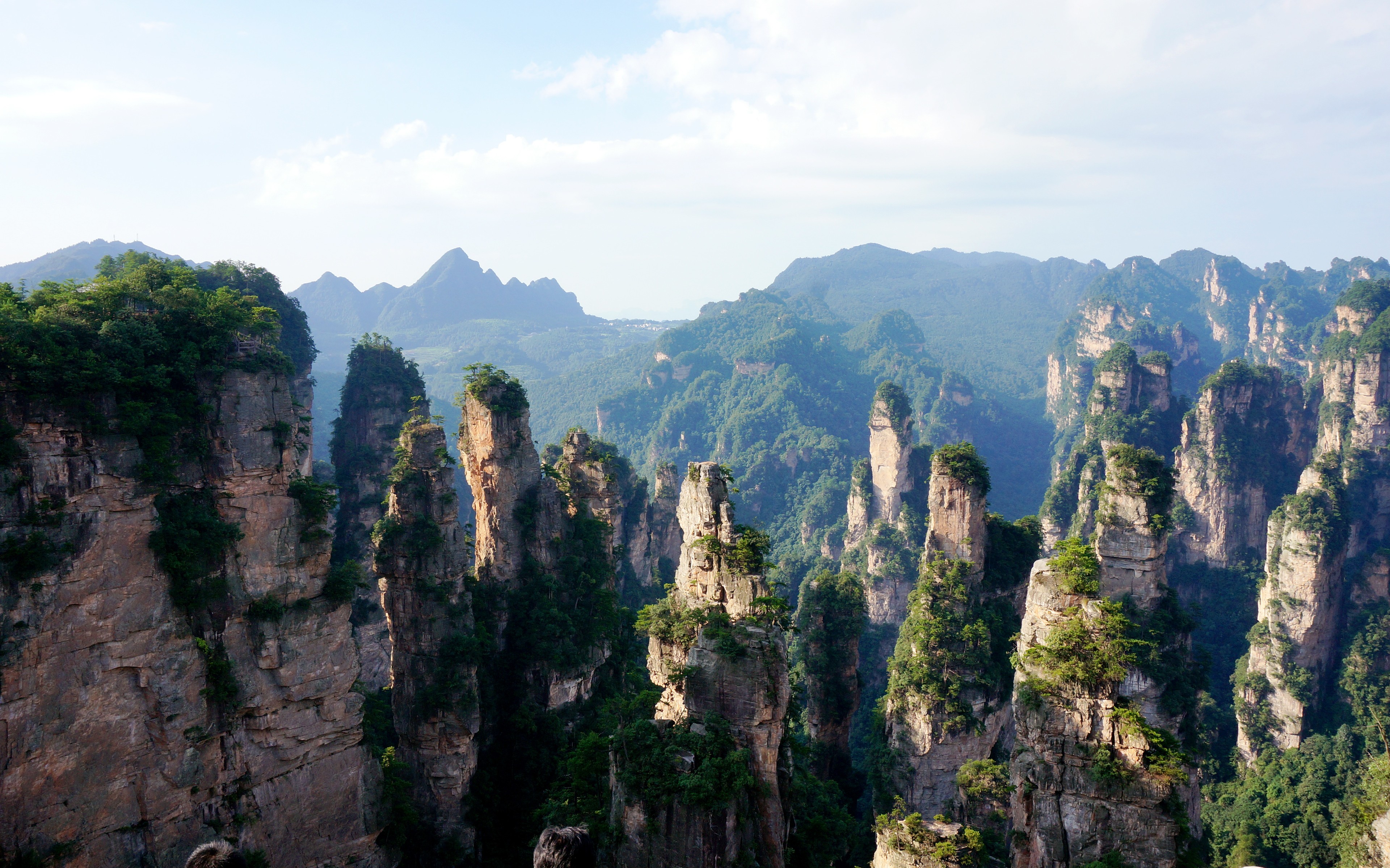 природа скалы горы Чжанцзяцзе лесной парк Китай скачать