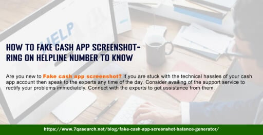 Are you new to Fake Cash App Screenshot? If you are stuck with the technical hassles of your cash app account then speak to the experts any time of the day. Consider availing of the support service to rectify your problems immediately. Connect with the experts to get assistance from them. https://www.7qasearch.net/blog/fake-cash-app-screenshot-balance-generator/
