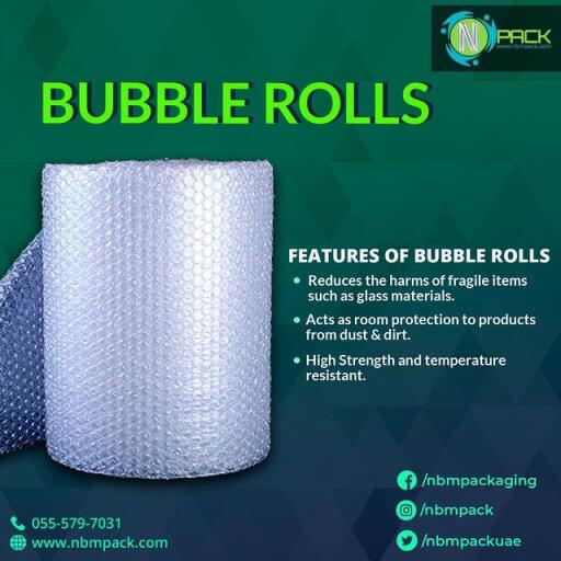 At Nbmpack, we proudly bring you the best range of bubble wrap sheets in Dubai. We specialize in offering you high-quality and environmentally friendly products that offer superior padding and protection from scratches. With us, you can bundle just about anything with our bubble wrap sheets, which are available in varied sizes and lengths.
Visit us: https://www.nbmpack.com/bubble-rolls-wrap-manufacturers-suppliers/