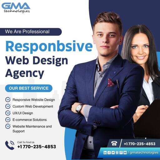 First impressions matter, especially online! Ensure your website leaves a lasting impact with GMA Technology's responsive web design solutions. From sleek aesthetics to seamless navigation, we've got you covered. Let's create a captivating digital experience for your audience!

For More: https://www.gmatechnology.com/
Call Now : 1 770-235-4853

#ResponsiveDesign #WebDesign #MobileFriendly #UserExperience #UXDesign #DigitalAgency #CreativeAgency #WebDevelopment #WebsiteDesign #ResponsiveWebsite #GMATechnology #DigitalPresence #GMATechnology