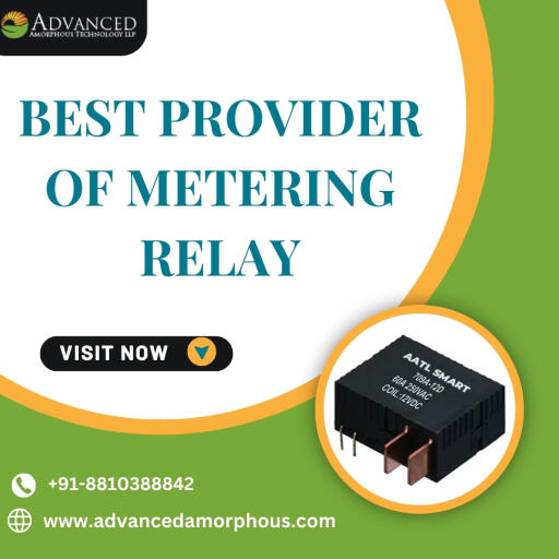 Advanced Amorphous pioneers the future of metering relay technology with unparalleled precision and reliability. Our metering relays boast cutting-edge amorphous alloy cores, ensuring superior accuracy and efficiency in power measurement and control. Trusted by industry leaders worldwide, our innovative solutions optimize energy management and enhance system performance. Elevate your power distribution systems with us.
Visit us https://advancedamorphous.com/2021/12/17/latching-relay-and-metering-relay/