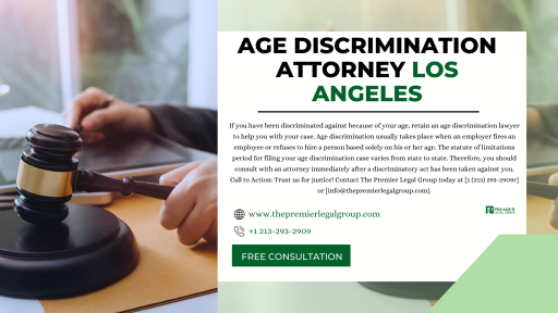 At The Premier Legal Group, we understand the nuances of legal challenges, ensuring personalized and effective representation. For more details checkout here:- https://www.thepremierlegalgroup.com/age-discrimination-lawyer-los-angeles/