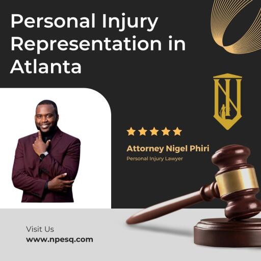 Are you looking for the best personal injury lawyer near you in Atlanta, Georgia? Look no further than Attorney Nigel Phiri. With a proven track record of success, our team of top-rated accident lawyers is dedicated to advocating for your rights and securing the compensation you deserve. Whether you're seeking legal assistance for a car accident, slip and fall, or other personal injury claim, our law firm specializes in providing personalized and effective representation. To contact Attorney Nigel Phiri today at 404-468-4878 or visit https://www.npesq.com/