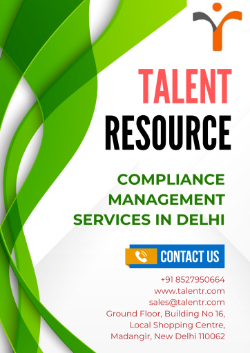 Talent Resource is one of the best Compliance Management Services in Delhi. We offer comprehensive services aimed at mitigating risks, improving operational efficiency, protecting company reputation, enhancing decision-making, and demonstrating good governance. For more information, visit our website at https://www.talentr.com/service/compliance-management