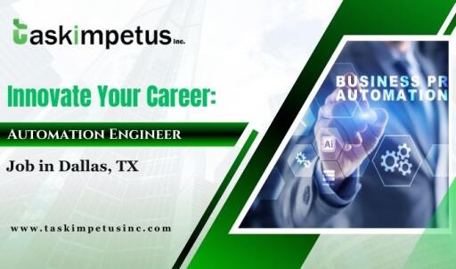 Taskimpetus Inc. invites skilled professionals to seize the chance for an exciting career as an Automation Engineer. As the best recruitment agency in the USA, we specialize in matching top talent with leading companies nationwide. Know more https://free-classifieds-usa.com/jobs/engineering-jobs-architecture-jobs/opportunity-awaits-automation-engineer-job-near-dallas-texas_i536877