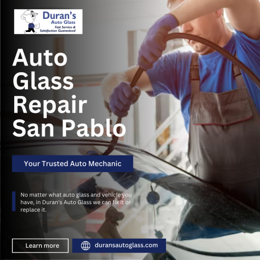 For auto glass repair service in San Pablo, trust Duran's Auto Glass for exceptional service. Our skilled technicians deliver expert care to keep your vehicle's glass in prime condition.