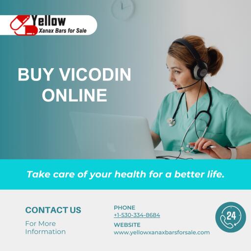 For Order Visit:- https://yellowxanaxbarsforsale.com/shop/

Are you looking for a convenient and reliable way to purchase Vicodin? Look no further! Our online store offers hassle-free shopping and fast delivery of your medication right to your doorstep in the USA.

Vicodin is a highly effective pain reliever that combines two potent ingredients - hydrocodone and acetaminophen. It is commonly prescribed for the treatment of moderate to severe pain, making it a go-to medication for those suffering from chronic pain conditions.